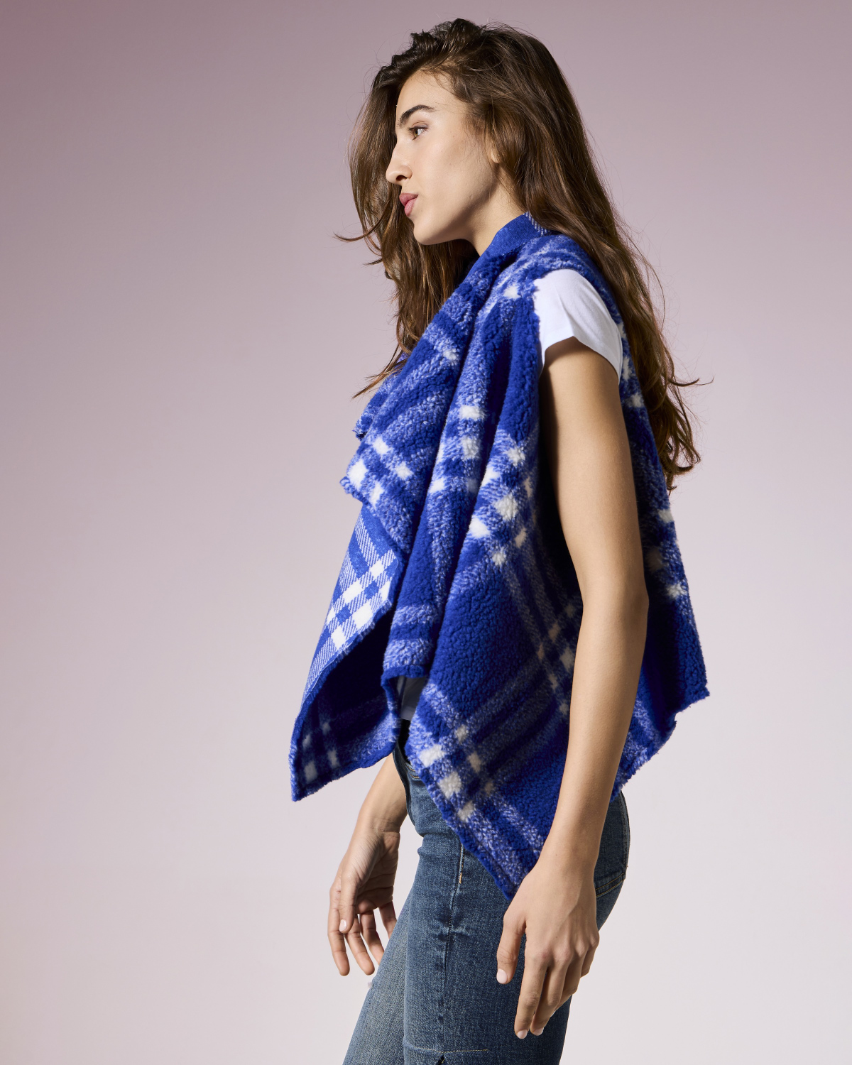 Smanicato Shearling Electric Blue - immagine 2